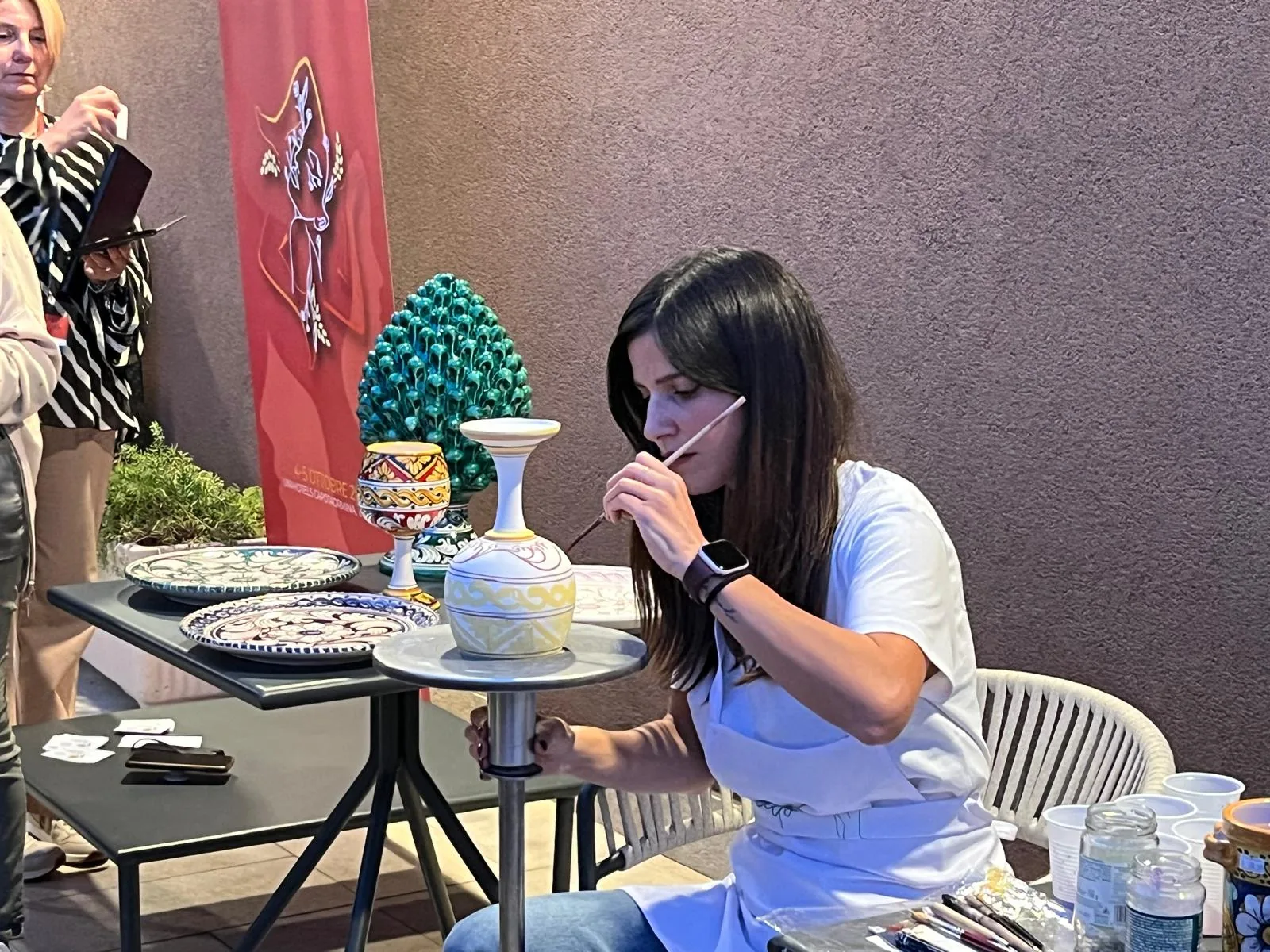 Atelier Ceramiche Corallo e presentazione dei pezzi